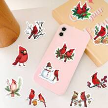 56pcs Cardinal Graffiti Stickers For Decorative Phone Case Water Cup Diary Computer Helmet Waterproof Sticker - Multicolor - View 9