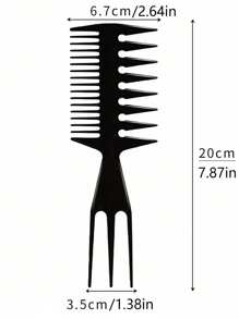 Men's Large Pompadour Comb, Rattail Comb, Hair Styling Comb, Grooming Comb, Cutting Comb, Pintail Comb, Pomade Comb