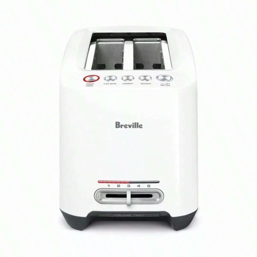 Lift & Look Long Slot 4 Slice Toaster White BTA630XL: 1600W, Plastic, 1-Year Warranty, Spot Clean, 8.2 Height - 1 - View 1
