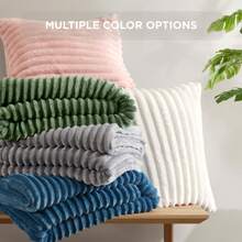 Fluffy Ribbed 2/3 Pieces Cord-Textured Bedding Comforter Set,Plush 300 Gsm Fabric For Weighty Durability And Softness Comforter Sets,2 Pieces Set For Twin-Twin XL Size,3 Pieces Set For Full-Queen-King-CAL King Size,Cozy All-Season Home Textile For Stylish Home Bedroom Décor,Modern Room Decor,Summer Prmo, Halloween Christmas Thanks Giving Gifts - Ombre xám - Xem 5