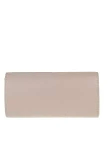 Girly Handbags Womens Plain Envelope Clutch Bag - Nude - View 4