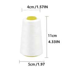 1pc 40/2 Meter Thread Spool, 1600-Yard Sewing Thread Suitable For Daily Garment Sewing