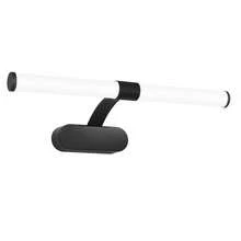 Luz de espejo LED para el baño - Luz de pared para baño negra 40/60CM Lámpara de pared para baño 6W Moderna resistente al agua IP44 Luz de pared blanco neutro 4000K, adecuada para sótanos, cocinas y armarios de baño.