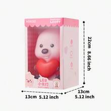 Miniso Loopy Series Silicone LED Night Light, Adjustable Dimming Companion Sleep Lamp(1PC)
