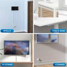 1pc 39.37inch/118.11inch Self-Adhesive PVC Cable Management Tube, Invisible Floor Wire Cover For Desk, Wall & Floor Installation, Home Decor Cable Concealment Channel
