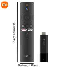 Xiaomi Xiaomi TV Stick 4K, Resolución 3840 X 2160, 2GB de RAM y 8GB de ROM, Asistente de Google, Salida de ultra alta resolución 4K, Contenido multimedia portátil 4K, Compatibilidad con Dolby Atmos y Dolby Vision, Control remoto Bluetooth y por infrarrojos de 360°