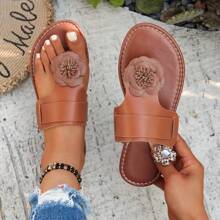 Women's Floral Printed Flip Flops - Designed For Beach And Casual Wear, Comfortable And Fashionable Shoes For Ladies, Suitable For Summer Outings And Leisure