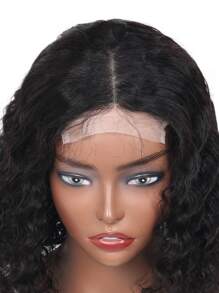 Tóc giả Bob xoăn bằng tóc thật 13x5x1 Tóc giả ren phía trước trong suốt cho phụ nữ da đen Tóc giả ren phía trước sóng sâu Tóc giả Bob ngắn được nhổ trước bằng tóc con Tóc người Brazil nguyên chất Màu tự nhiên - Tự nhiên & Đen - Xem 23