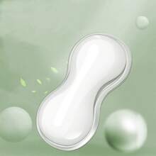 1 Set Crystal Clear Wave Shape Wrist Rest Pad For Mouse Pad, Keyboard Palm Rest, Wrist Support Cushion - Cool & Comfortable