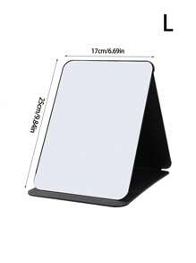 黑色简约设计可折叠便携化妆镜，带支架化妆镜，旅行镜，美容产品，桌面化妆镜，长方形桌面折叠小巧极简化妆镜，女士旅行便携化妆镜 - 送给妈妈和老师的最佳礼物，教师节礼物，返校礼物，教师节礼物，化妆品，价格实惠，房间装饰，梳妆台，旅行，卧室，化妆配件，镜子，梳妆镜，价格实惠，圣诞礼物，化妆品，化妆工具，便宜货，礼物，女士礼物，圣诞礼物 - 黑色 - 查看 10