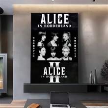 1PC Frameless Hot TV Alice In Borderland Poster HD Art Wall Home Living Room Bedroom Wall Art)Home Decorative Paintings