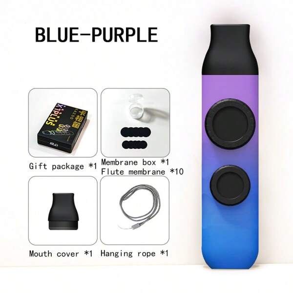 Dual-Hole Ocarina - Portable Dual-Hole Ocarina | Gradient Color Design | Quality Sound | Compact & Lightweight