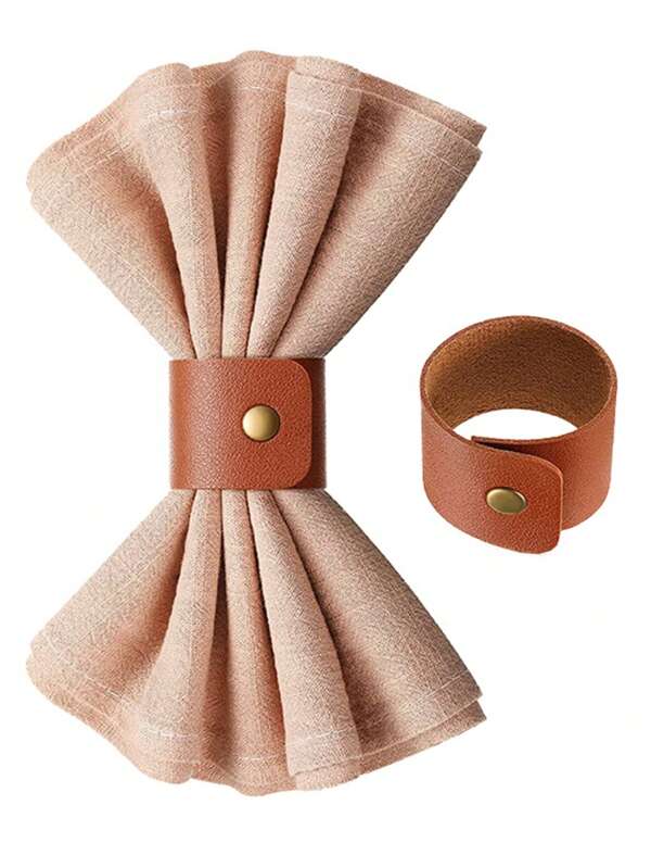 1pc Napkin Rings, Suitable For Holiday Parties