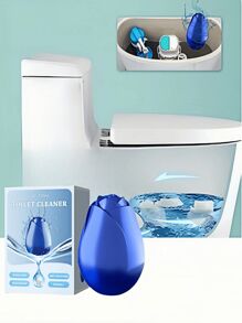 Jue-Fish 1 Packung Toiletten-Rose Reiniger, Badezimmer Zuhause Toiletten Fleckenentferner, Geruchsentferner, hinterlässt Duft, leistungsstarker Reinigungswirkstoff zum schnellen Auflösen verschiedener Toilettenverschmutzungen für eine erfischte und saubere Toilette