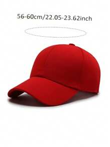 1 Pc Solid Color Baseball Cap Man Breathable Head Size Sun Hats Male Outdoor Sport Visor Cap