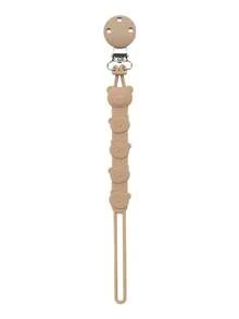 1pc Personalized Baby Name Custom Pacifier Clip, Silicone Teether Anti-Lost Chain