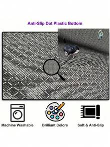 Area Rugs Pet And Kid-Friendly Carpet Non-Slip Mat Suitable For Living Room Bedroom Dining Room And Hall Camel - Camel - View 8