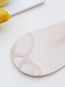 New Summer Short Socks Women Mesh Lace Transparent Lolita Style Invisible Thin Non-Slip Short Ankle Black Low Cut Boat Socks - Multicolor - View 5