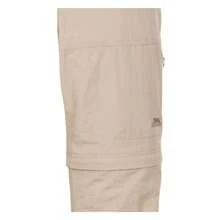 Trespass Mens Rynne B Mosquito Repellent Cargo Trousers (Bamboo) - Beige - View 3