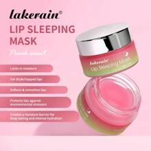 Lip Mask Jelly Peach Lip Sleeping Collagen Mask Hydrated Pink Lip Repair Nourish Protect Volumizes Dry And Chapped Lips Care Products