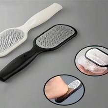 4 Stück/2 Stück/1 Stück waschbare Fußfeile - Mit direkter Aufbewahrungsabdeckung, Fersenschaber, Fußbürste, Edelstahl-Fußreibe, Fußreiniger, Hornhautentferner - Doppelseitiges Fußpflegewerkzeug, Edelstahl-Fußpflege-Feile, Tägliche Pflege, Glatte Haut Spa Zuhause und Nagelpflege Essentiell