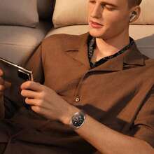 22 毫米 20 毫米 PU 皮革表带兼容华为 WATCH GT 4 46 毫米 WATCH 4 Pro GT 3 GT2 Pro 42 毫米 Buds Band 表带柔软替换腕带 - 22mm - 查看 8