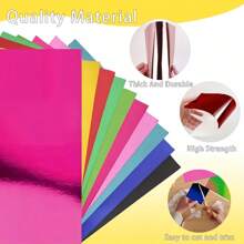 50 piezas/30 piezas/20 piezas Cartulina metálica de textura de colores A4/A5, cartulina reflectante de color mixto, peso de 150g, adecuada para hacer tarjetas de felicitación, álbumes de recortes, manualidades DIY, origami DIY, pintura, corte, útiles escolares, regreso a la escuela
