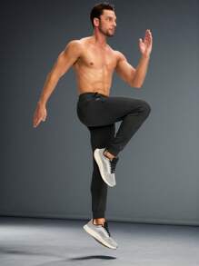 G Gradual Pantalones tipo jogger con bolsillos con cremallera para hombres, pantalones deportivos elásticos, pantalones de entrenamiento para hombres para hacer ejercicio, correr, ir al gimnasio, marca G Gradual