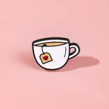 Love Tea Enamel Brooch Fashion Decorative Brooches Ornaments Lapel Bag Badges Jewelry Gifts 2025 New Style Pin For Clothes Bag Charm School Kpop Backpack Teacher Supplies Bag Charms Cute Office Accessories Shirts Jacket Christmas Halloween Autumn-Winter Accessories,Suitable For Teens, Youth,Men,Casual, Outdoor, Athletic, Vacation, Graduation Gifts, Birthday, Daily Wear Clothes Pin Funny Teacher Gifts - Multicolor - View 3