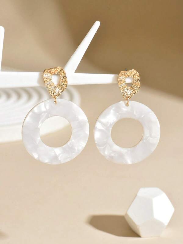 Minimalist Fashionable Classic Elegant Exaggerate Large Hoop Earrings