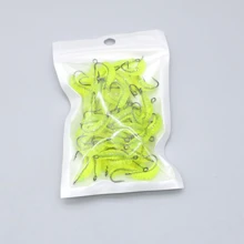 60pcs Durable Premium Rubber Worm Lures - Set For Trout, Bass And Freshwater Fish With Hooks And Worms - Multicolor - View 9