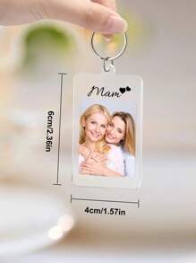 1/2 món quà tặng cho mẹ, móc khóa mẹ được cá nhân hóa, quà tặng Ngày của mẹ được cá nhân hóa, quà tặng ảnh tùy chỉnh cho mẹ, quà tặng sinh nhật cho mẹ, móc khóa mẹ có văn bản tùy chỉnh, móc khóa mẹ tùy chỉnh, móc khóa acrylic tùy chỉnh - phong cách A - Xem 3