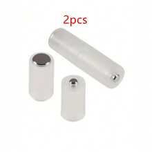 2 à 4 pièces Adaptateur de pile AAA à AA en plastique haute résistance, convertisseur d'ions lithium, manchon de pile portable, boîte de commutation et étui de rangement