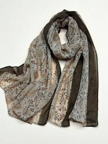 Lightweight Breathable Fringe Poncho Scarf, Elegant Wrap Shawl Fashionable Bohemian Lady Silk Scarf, Bright Color For Women, Spring/Summer, Versatile For Outdoor, Beach, Head Wrap - Multicolor - View 14