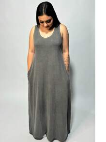 Women Dresses - 深灰色 - 查看 10