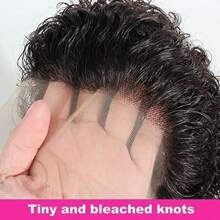 6 Inch Lace Front Pixie Cut Wig With Short Curly Human Hair - 13X1 HD Lace, Plucked And Bleached Knots - For Women