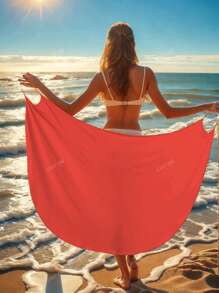 Casual Beach Vacation Pareo Slip Dress, Sexy Wrap Dress For Women, Summer New Style