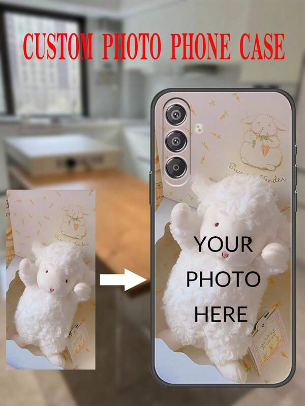 Customized Phone Cases With Printed Pictures, Text, Or Logos Compatible With Samsung, Apple Phones - Personalized Gift For Couples