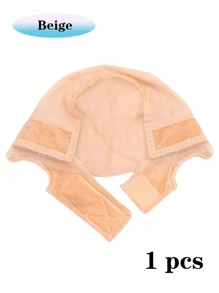 Spitze Perücken Griff-Kappe für Frauen 4x5 transparente Spitze Perücken Kappe rutschfester Perückenhalter Stirnband mit Silikon zum Fixieren von Perücken Verstellbarer Spitze Perücken Griff damit Ihre Perücken klebefrei bleiben