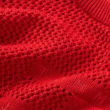 Tommy Hilfiger TJW OPEN STITCH FLAG - Deep Crimson - View 3