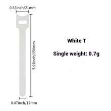 20pcs Color Multi Functional Hook And Loop Cable, Earphone Cable, Charging Data Cable, Storage Collection Cable, Ethernet Cable Binding Cable, Gardening Organizing Cable Tie