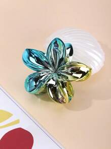 1/6 sztuk Gradient Color Frangipani Flower Hair Clip, słodkie i proste akcesoria do włosów do koków, prezent - Wielokolorowe - Zobacz 20