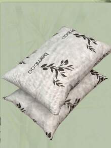 5 piezas Almohada de fibra de silicona hipoalergénica lavable de la serie gris para dormitorio y sala de estar, núcleo de almohada de bambú de primavera de 50x70cm