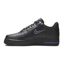 Nike Unisex AIR FORCE 1 JEWEL - BLACK/DARK GREY-RACER BLUE - View 4
