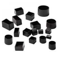 硅胶椅腿地板保护垫、黑色椅腿盖、家具脚保护垫、自由移动桌腿盖、凳腿盖，可防止硬木地板划伤并减少噪音