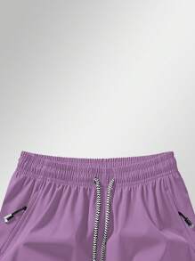 Men's Anti-Lost Zipper Pocket Special Drawstring Waist Athletic 3-Inch Shorts