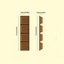 1pc/2pcs/4pcs Novelty Shaped Erasers - Cookie, Ramen, Chocolate, Ice Cream Designs, Pencil Erasers, Suitable For Office & School, Durable & Easy To Clean, Ideal For Students, Teachers, Daily Use, Back To School Gift, Memorabilia, Learning Competition Prize, School Office Supplies