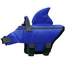 Giubbotto di salvataggio per cani - Giacca per cani, gilet da nuoto, utilizzato per la navigazione, alta galleggiabilità, regolabile, gilet di salvataggio riflettente per animali domestici, adatto per cani piccoli e grandi - Blu reale - Visualizzare 12