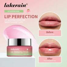 Lip Mask Jelly Peach Lip Sleeping Collagen Mask Hydrated Pink Lip Repair Nourish Protect Volumizes Dry And Chapped Lips Care Products
