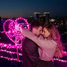 1pc Mini Pink Fairytale Lights, USB Powered 5m 50 LED String Fairy Lights, Suitable For Bedroom, Christmas, Halloween, Party, Wedding, Center Decor, Bouquet Decor, Camping Decor, Gift Decor Light String (2m 20LED / 5m 50LED / 10m 100LED)